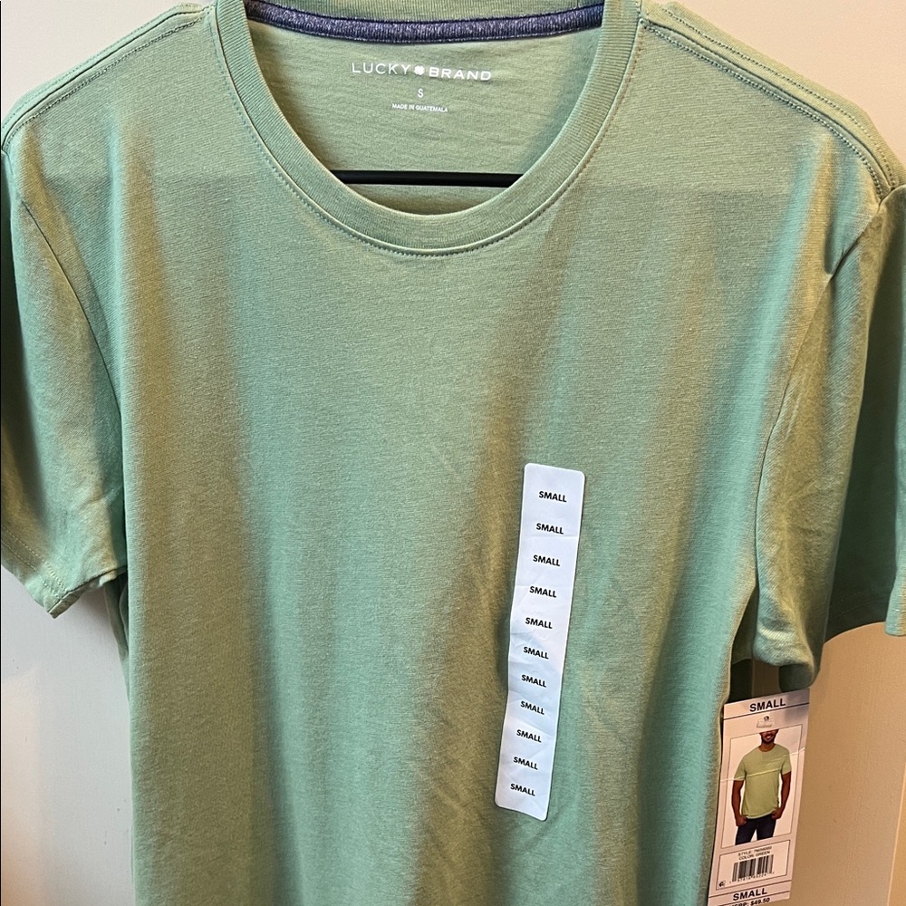 Lucky Brand Sage Green Men's Tee